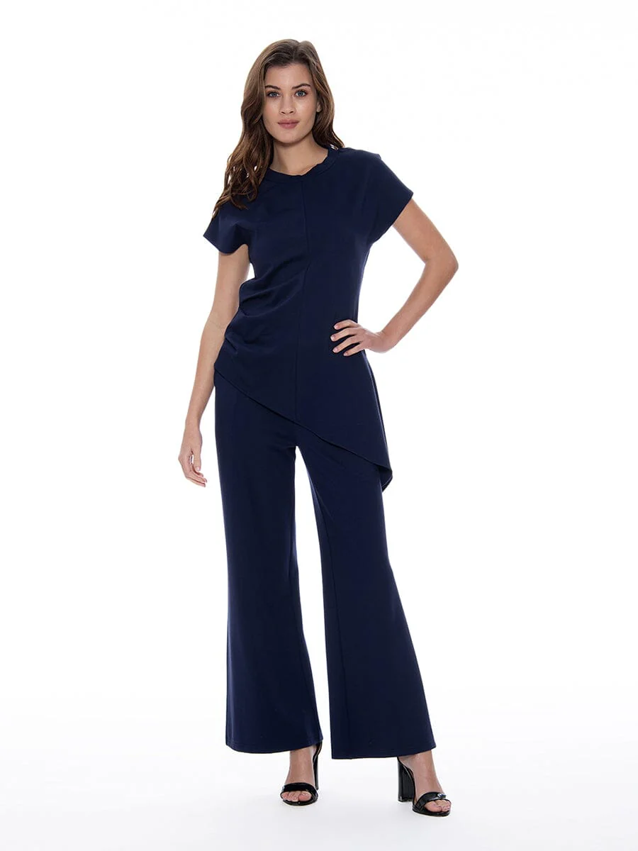 Asymmetric Cut Ruched-Side Top - Image 10