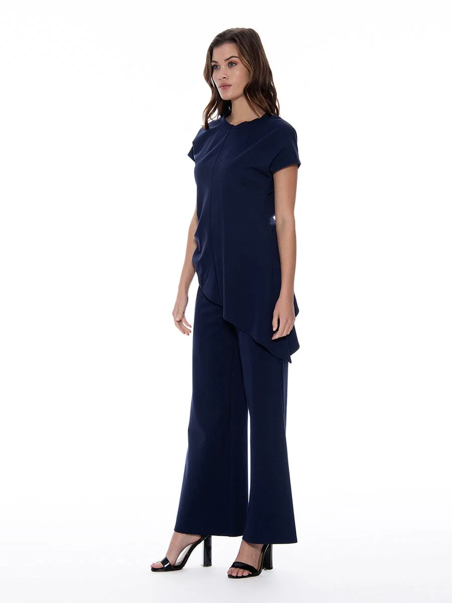 Asymmetric Cut Ruched-Side Top - Image 11
