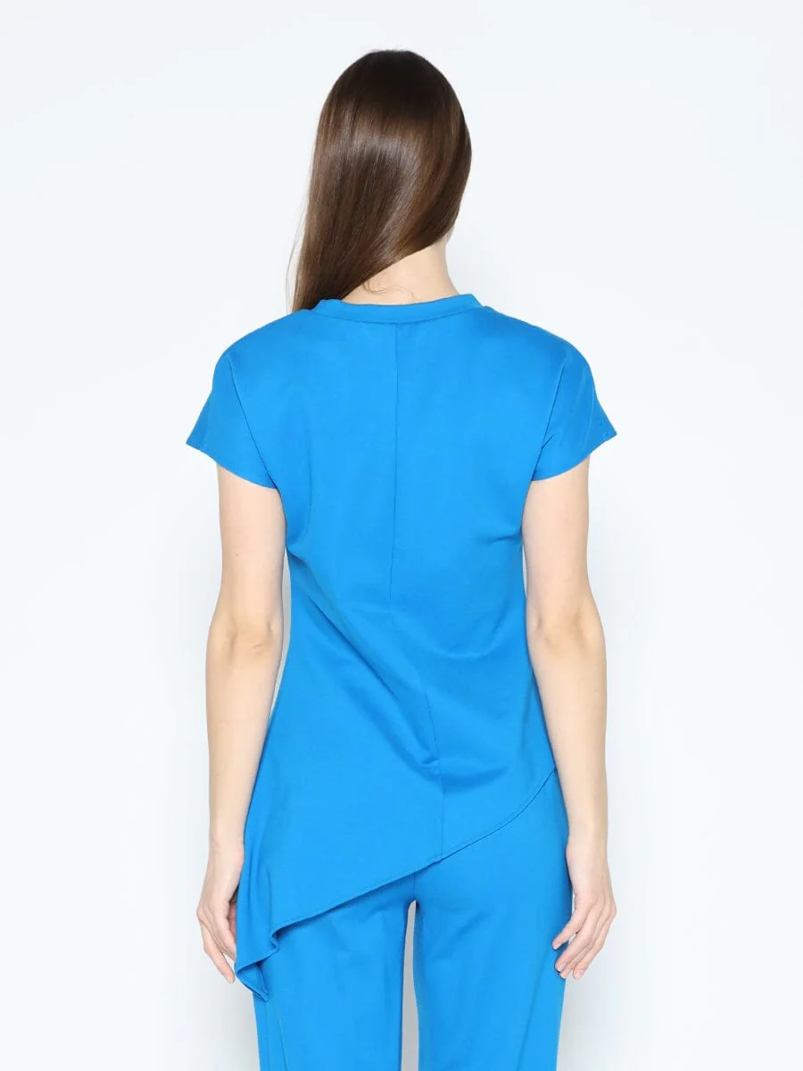 Asymmetric Cut Ruched-Side Top - Image 20
