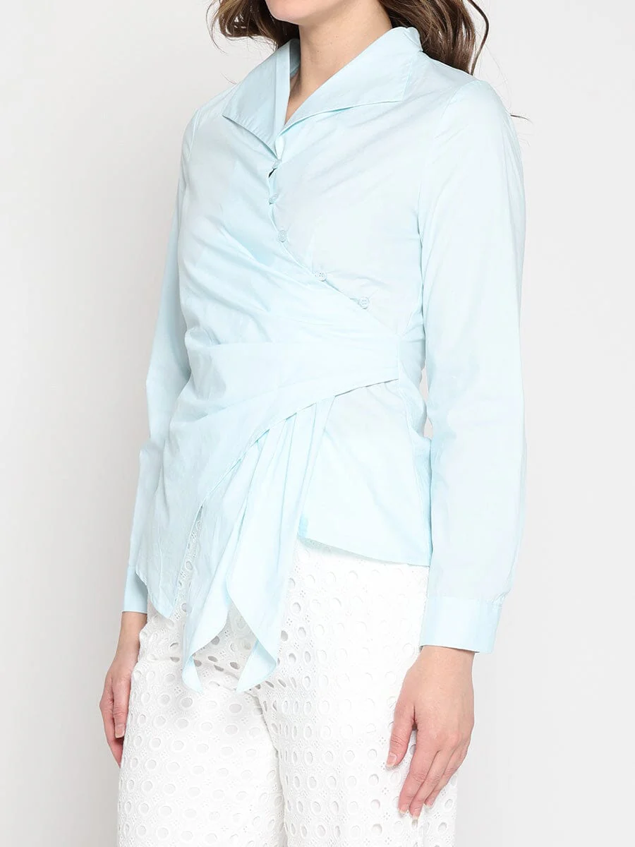 Asymmetrical Long Sleeve Top - Image 3