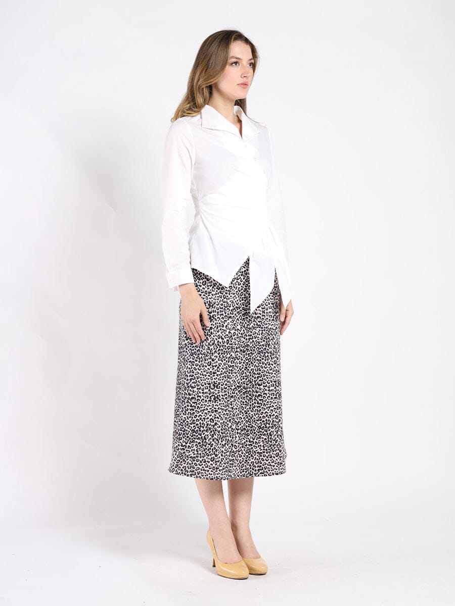 Asymmetrical Long Sleeve Top - Image 7