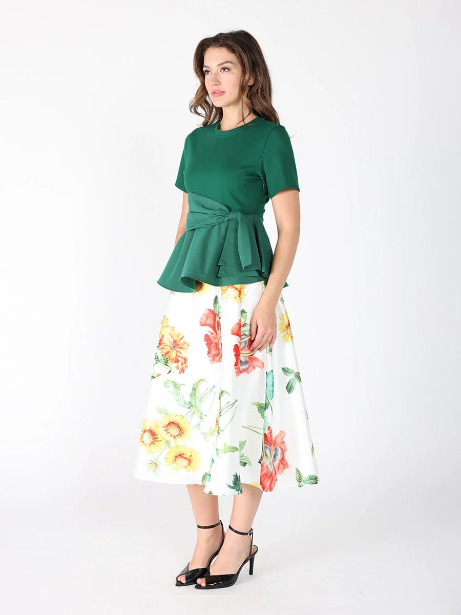 Crew Neck Oversized Bow Top - Image 7