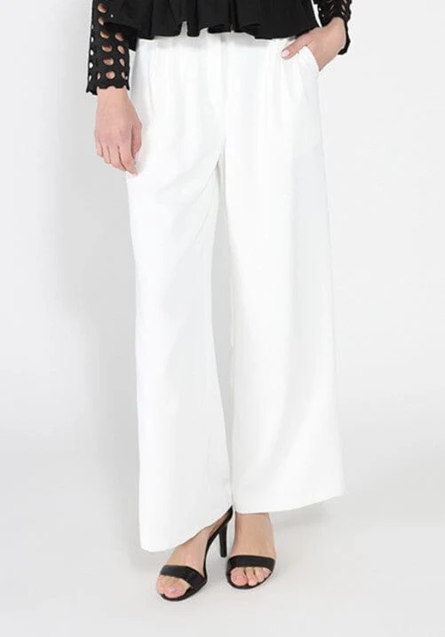 Elastic back straight fit pants - Image 6