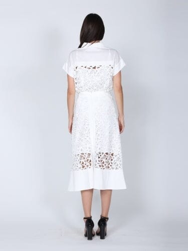 Hollow-Out Lace Embroidered Front Pocket Top - Image 8