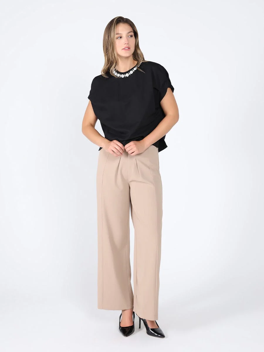 Pearl Work Round Neck Top - Image 6