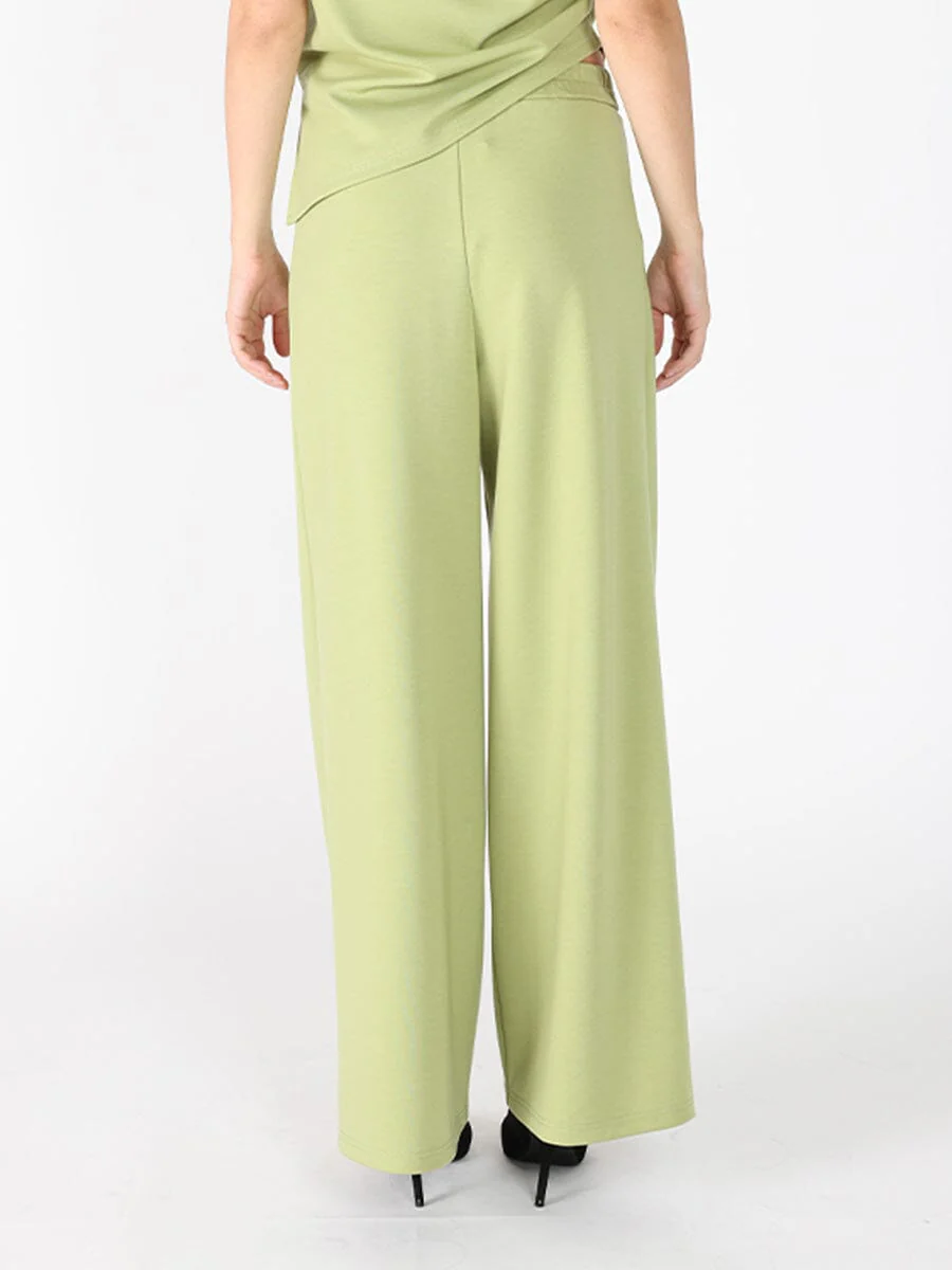 Pleated Wide Leg Pants - Image 7