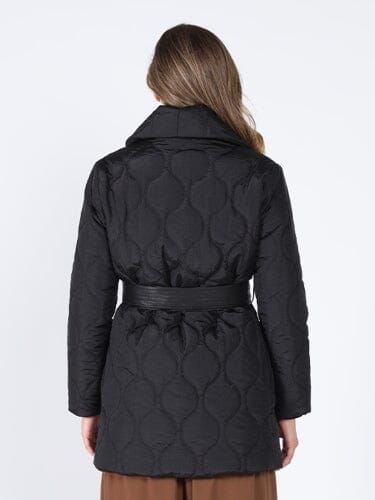 Quilted Lightweight front open belt Jackets - Image 4