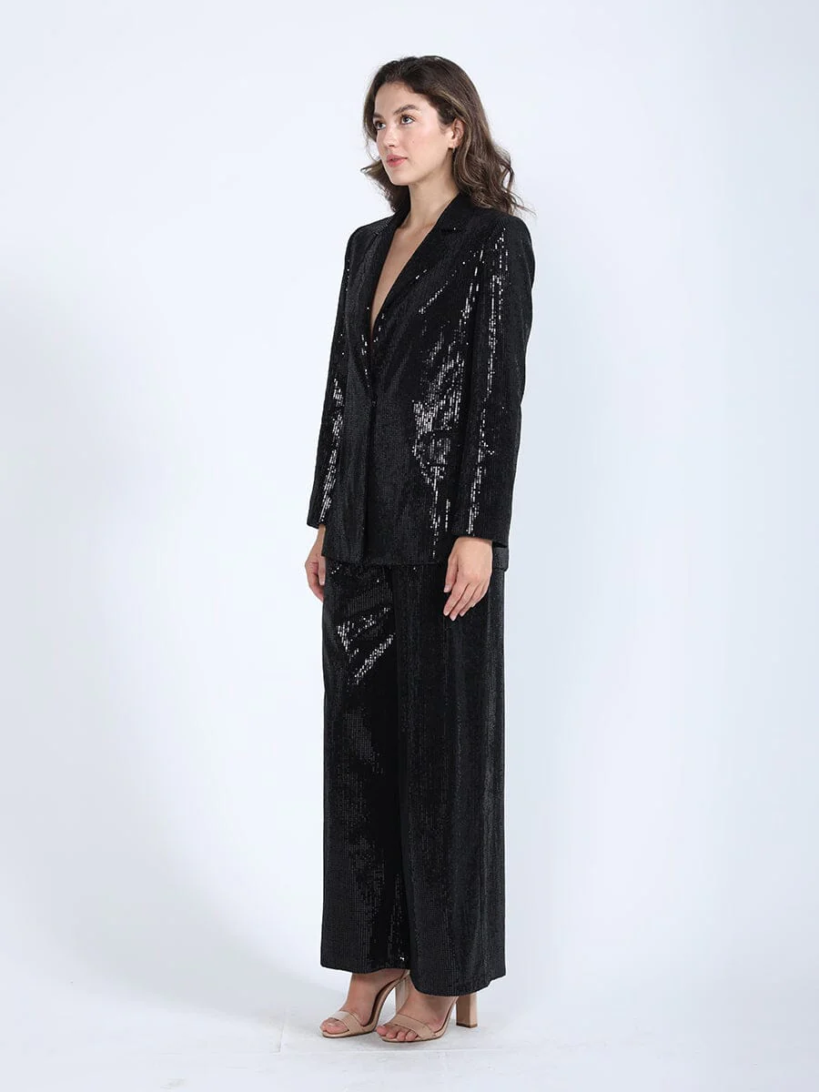 Sequin Embellished Blazer - Image 3