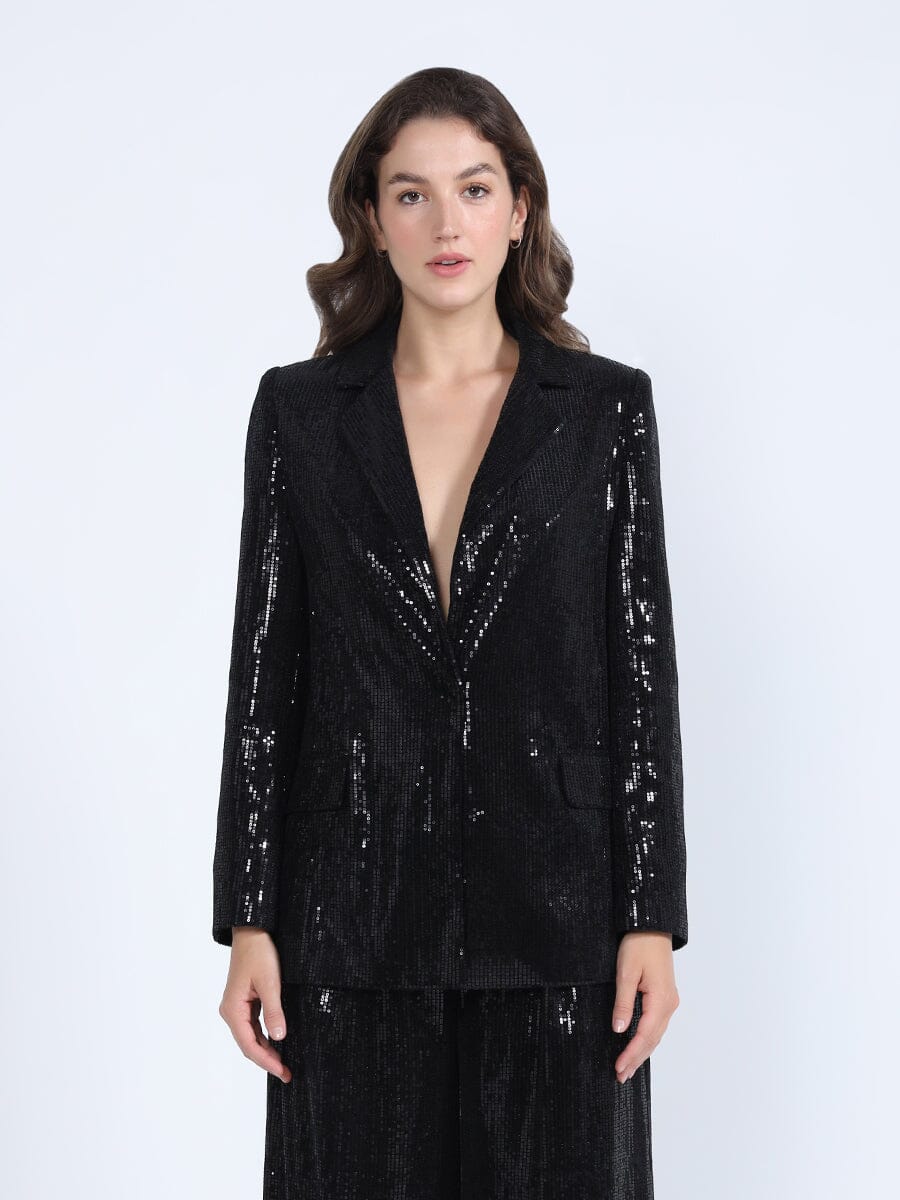 Sequin Embellished Blazer - Image 5