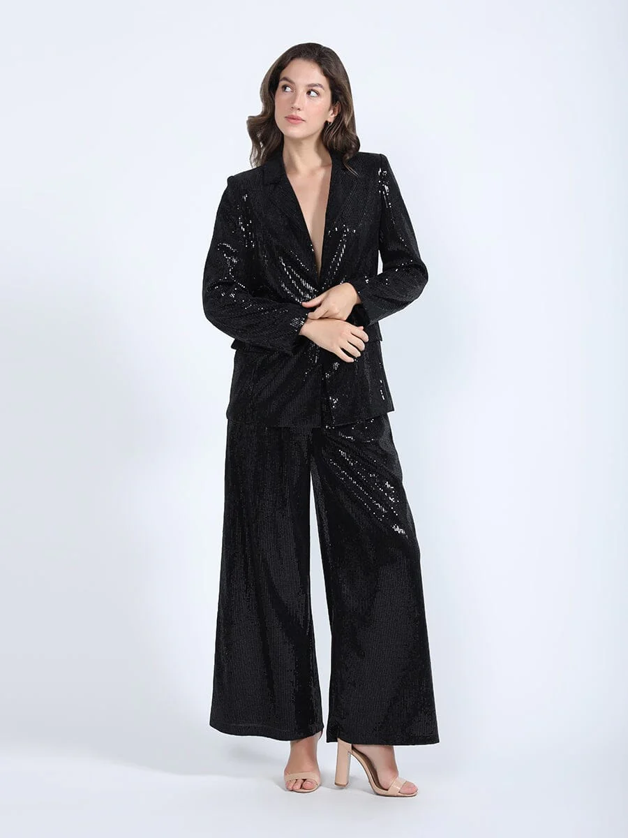 Sequin Embellished Blazer - Image 6