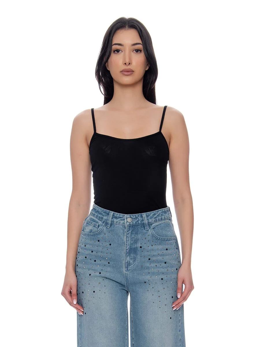 Solid Cami Tank Top - Image 5