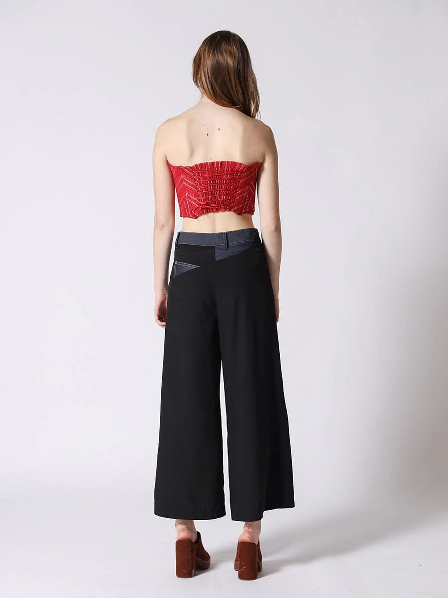 Stripe Bustier with Front Buttons - Image 8