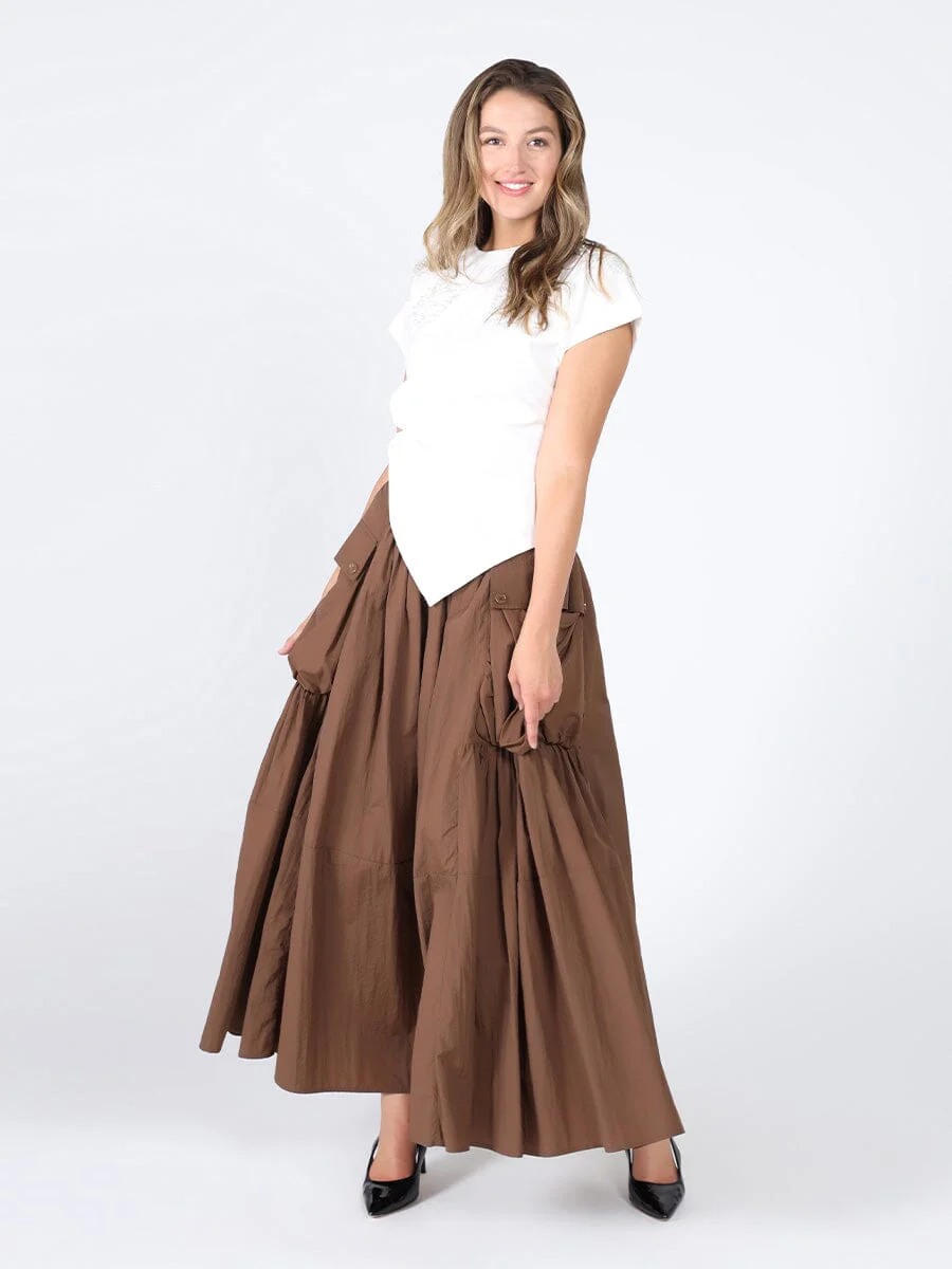 T-Shirt with Drape Front - Image 10