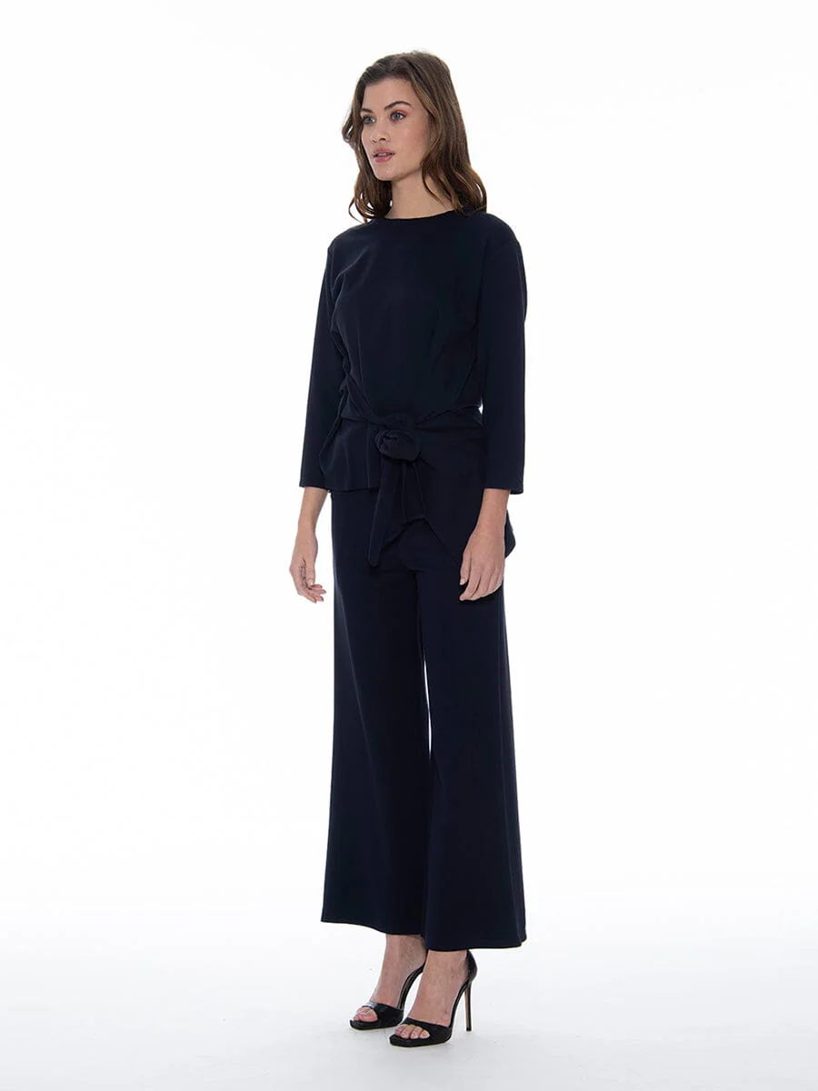 Thick Long Sleeve Shirt with Waist Tie - Image 11