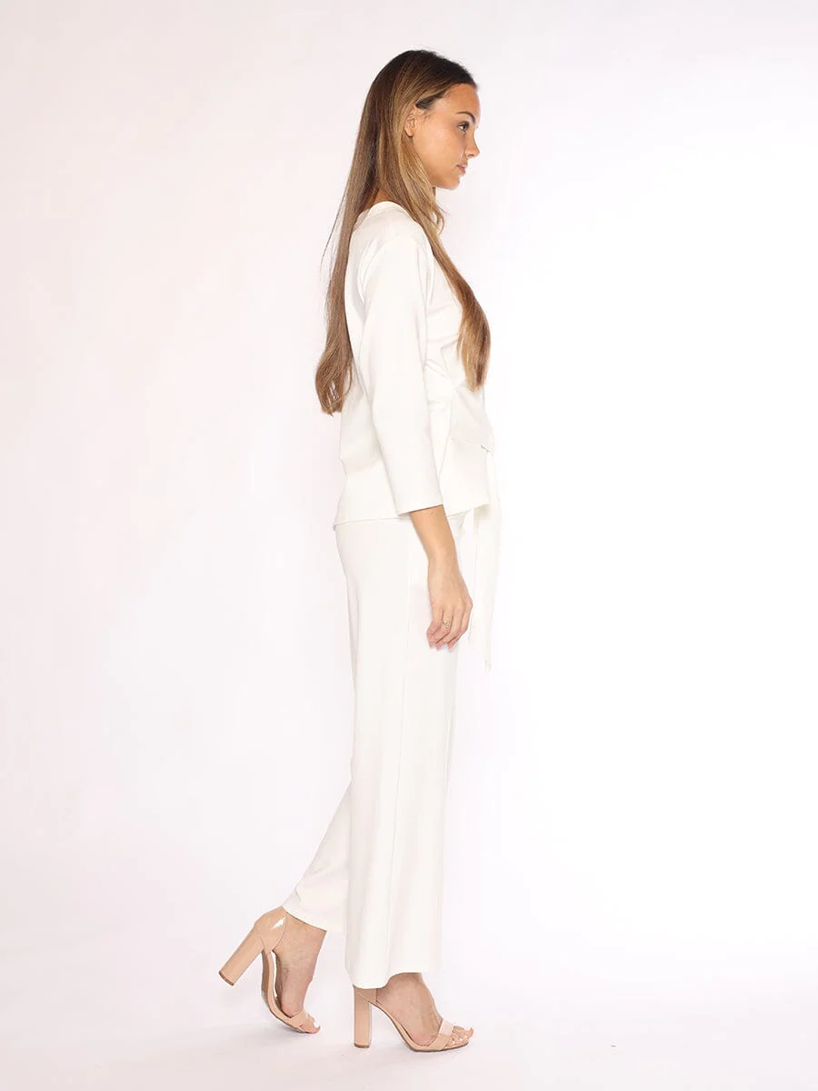 Thick Long Sleeve Shirt with Waist Tie - Image 7