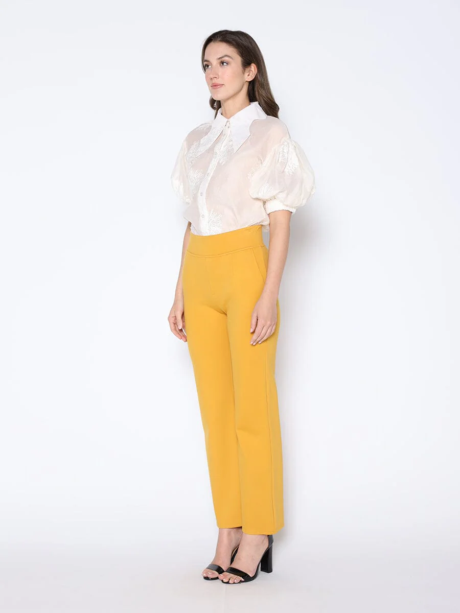 Waist Band Stretched Fitted Pants - Image 3