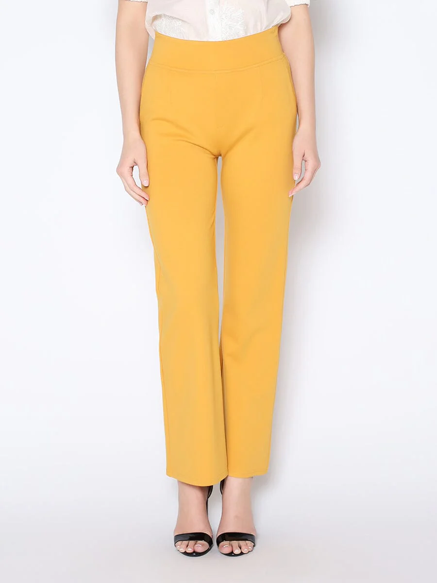 Waist Band Stretched Fitted Pants - Image 5
