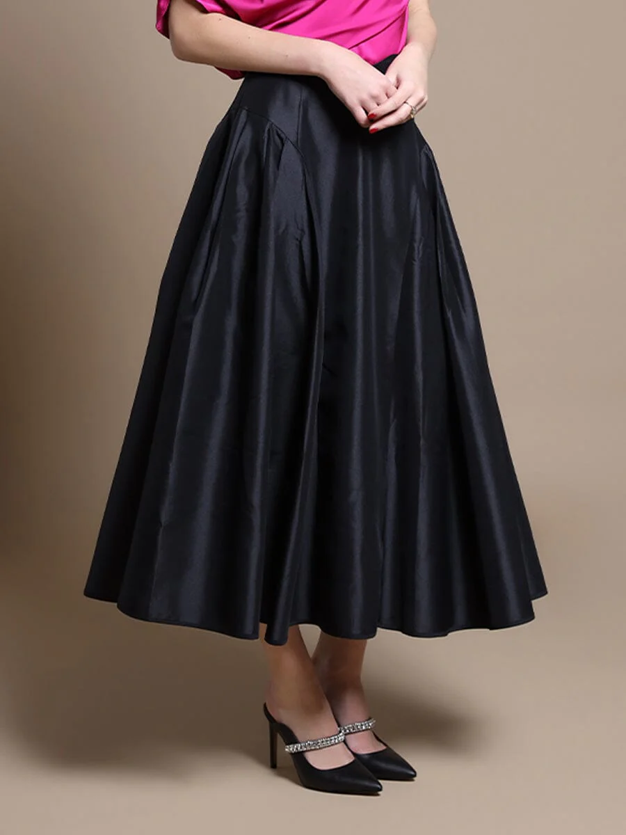 Wide Width Skirt with Back Zipper - Image 13